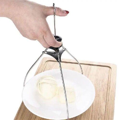 1pc Heat Resistant Hot Plate Clip Non-Slip Triangle Design