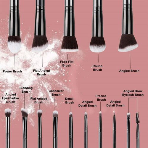 NEW 14PCS Makeup Brushes Set  Soft Fluffy Foundation Blush