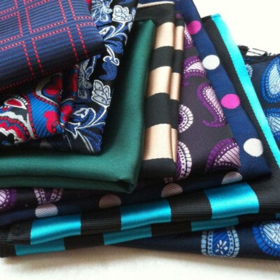 Hanky Men Square suit Pocket Handkerchief 西服口袋巾方巾