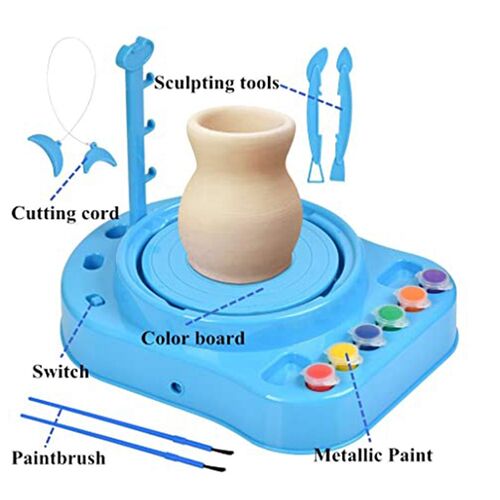 Clay Pottery Wheel Craft Kit Ceramic Machine Without Clay fo