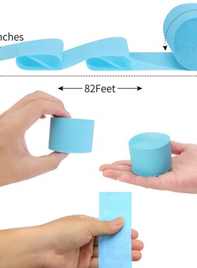 82Feet Crepe Paper Party Streamers Party Decoration Birthday