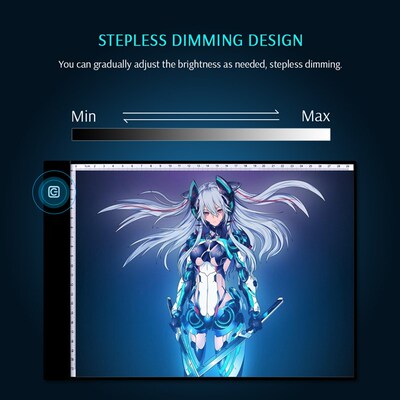 A4 LED Graphics Drawing Board Light Box Tracing Table Pad