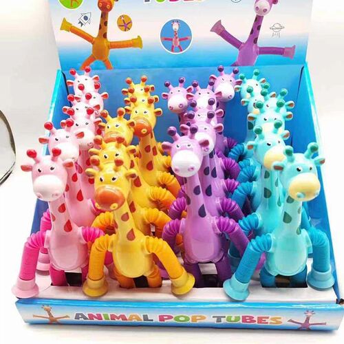 Pop Tube Sensory Toys Novelty Spring Fidget Toy Stretch Tube