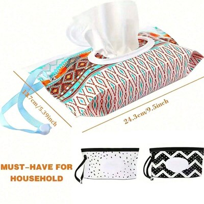 Baby Wipe Case, Travel Tissue Holder, Wet Wipes Storage Bag,