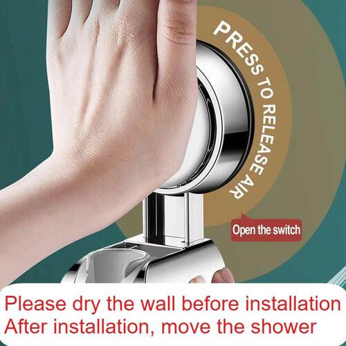 Shower Head Support Mural Douche Suction Cup Holder 360 Pl