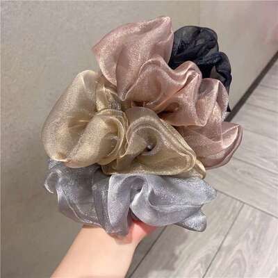 Large Bowel Hair Loop Womens Super Fairy Large Pearlescent
