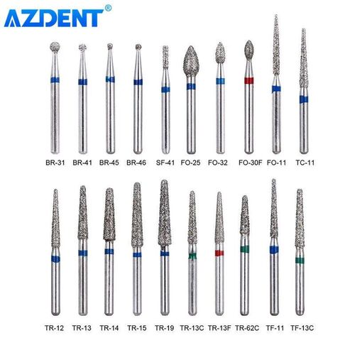 20Boxes/100pcs Dental Diamond Burs for High Speed Handpiece