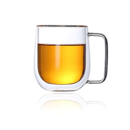 Double Coffee Mugs With the Handle Mugs Drinking Insulation