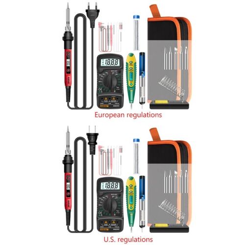 16 Pcs SL102 Soldering Iron 60 W Adjustable Temperature Ligh