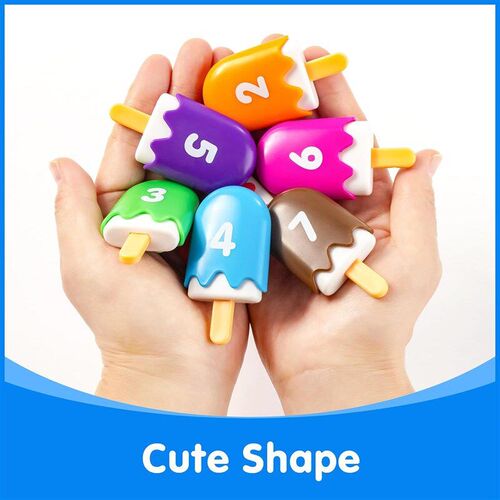 Numbers 1-20 Popsicles Fun Toys for Kids learning resources