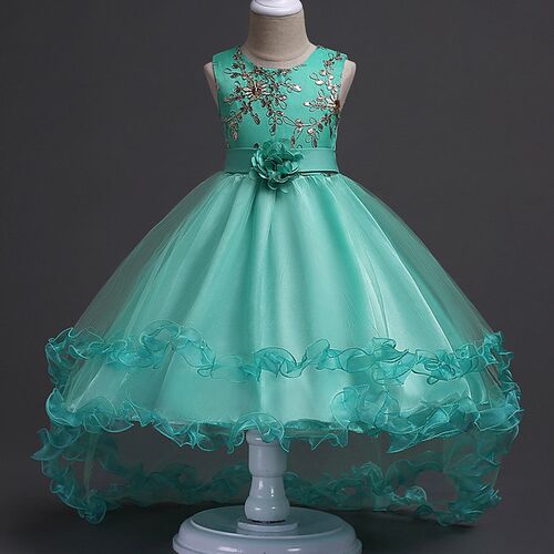 Girls Princess Embroidery Baby Flower Wedding Christmas Part