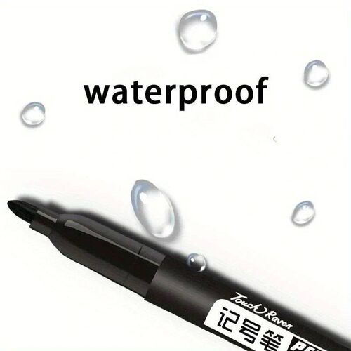 6 Pcs/Set Permanent Art Marker Pen Fine Point Waterproof Ink
