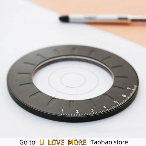 Creative Round Flexible Circle Drawing Ruler Compass 304 Sta