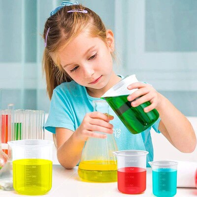 100 ML 10Pcs Plastic Graduated Measuring Cup Liquid Containe