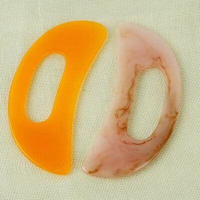 1Pc Guasha Board Resin Beeswax/Synthetic Resin Tool Scrpy ap