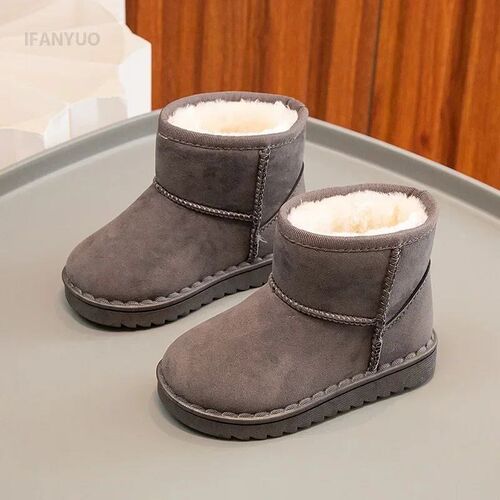 2-10Ages Kids Snow Boots for Winter 2024 New Cotton Shoe Ver