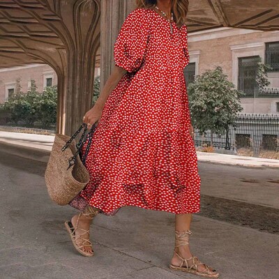 M XXXL Oversized Long Dress for Women 2024 Summer Short