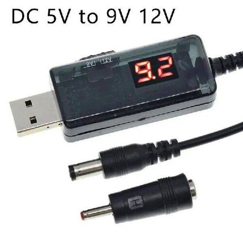 USB Boost Converter Cable DC 5V to 9V 12V USB Step-up