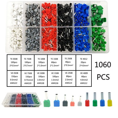Box-packed Tubular Various Styles electrical wire cable conn