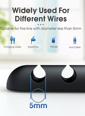 Vothoon New Cable Organizer Silicone USB Cable Winder Flexi