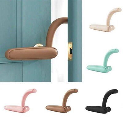 New Silicone Door Knob Covers Anti Back Collision