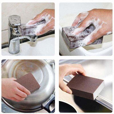 Sponge Magic Eraser descaling emery cleaning brush silicon c