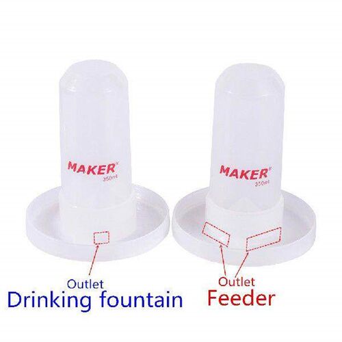 Automatic Bird Drinking Fountain Plastic Automatic Feeder