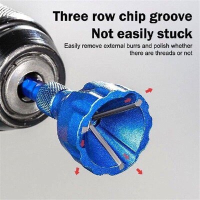 Deburring External Chamfer Tool Drill Bit Metal Remove Burr