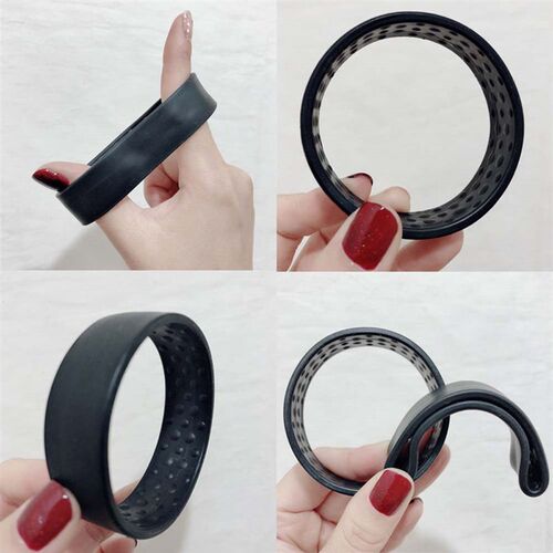 Woman tail Holder Hair Tie Foldable Hair scrunchies Silicone