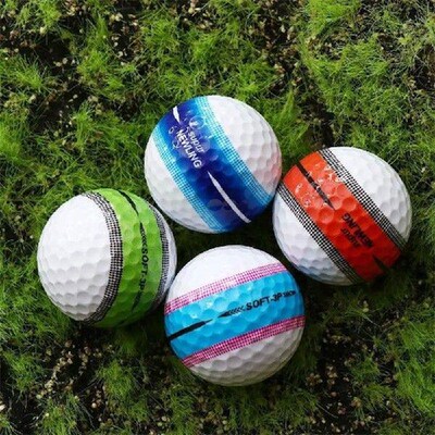 360  Aiming Golf Balls Sky Blue Purple Golf Three Layer