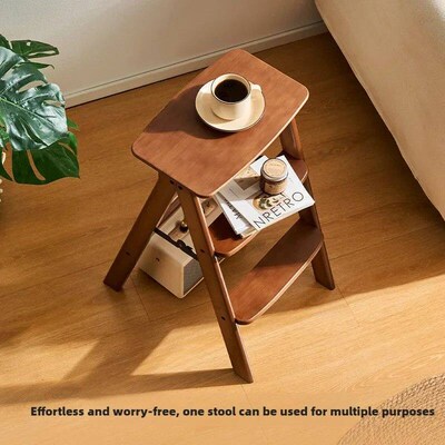 Thickness Portable Ladder Chair Shelf Kitchen High Stool Hom