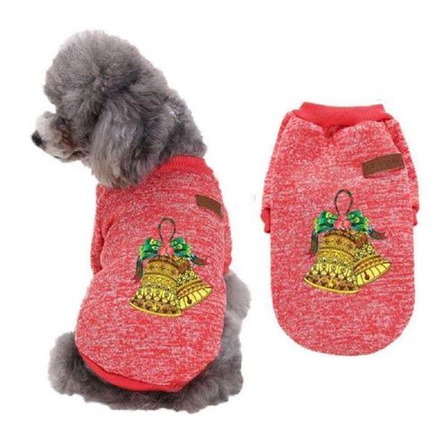 Dog Sweater Christmas Pet Clothes Winter Warm Soft Dog