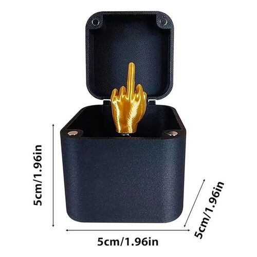 Christmas Interesting Prank Gift Middle Finger In Box Funny