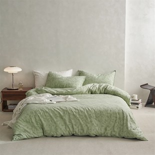 20新款0s全棉三层纱提花四件高密织法透气海门叠石桥家纺