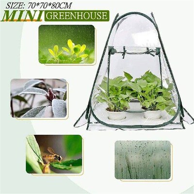 Pop-Up Greenhouse Cover For Outdoor Indoor Garden Planting