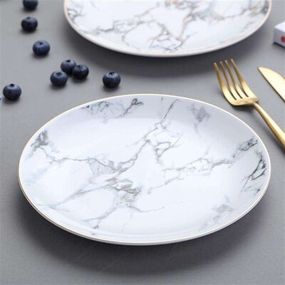 nordic steak plate marble plate home dish