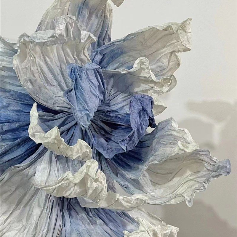 巨型纸艺花雾霾蓝婚礼褶皱美塑花装饰婚庆摄影背景舞台立体道具花,节庆用品/礼品,婚庆绢花,淘宝优惠券,粉丝福利购,淘宝优惠卷