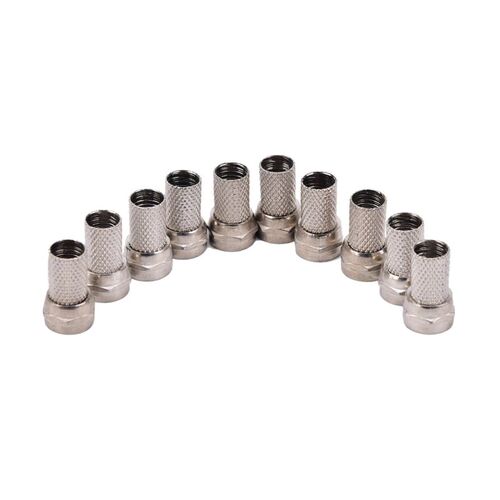New 10 Pcs F Digital Cable Terminal Connector For Cable TV