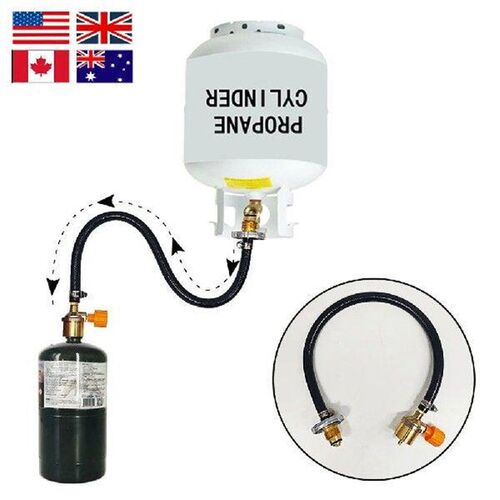 Gas Stove Propane Refill Adapter Copper Tank Adaptor Gas