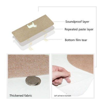 Luminous Soft Stair Stepping Mat Variety Pattern Self-adhesi