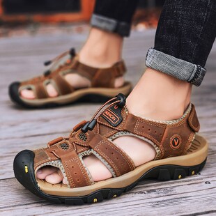Gladiator Sandals for Men Summer Outdoor Beach Shoes Casual
