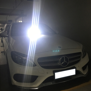 汽车led后窗后档挡风玻璃吸盘式开道灯专治反击远光狗爆闪警示灯