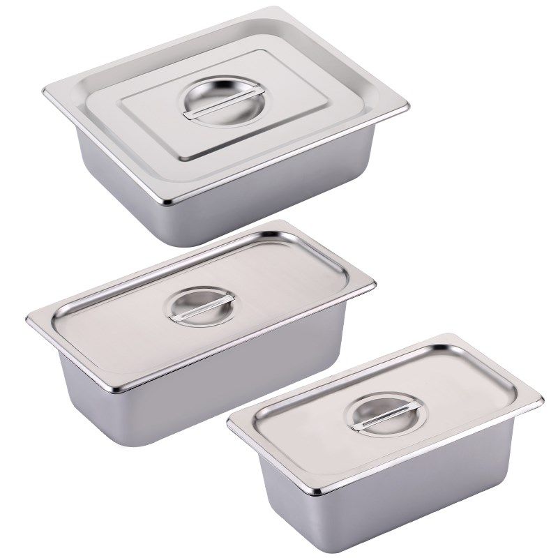 不锈钢份数盆份数盒份数盘带盖长方形份盛菜盆快餐盆商用,厨房电器,其他商用厨电,淘宝优惠券,粉丝福利购,淘宝优惠卷