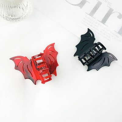 Bat Hairpin Halloween Funny Catch Clip Female Back Head Plat