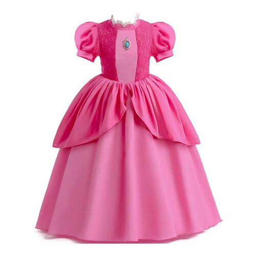 Kids Elsa Anna Costume Girl Wednesday Barbi Peach Halloween