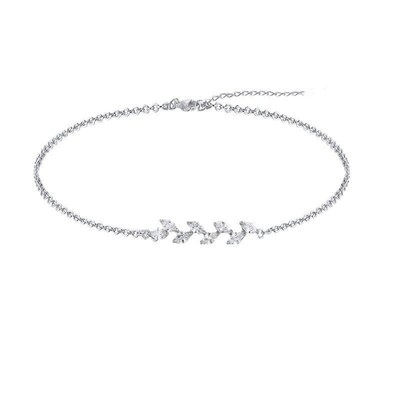 Leaf Bride Brlet Female Ins Style Design High-grade Sense Zi