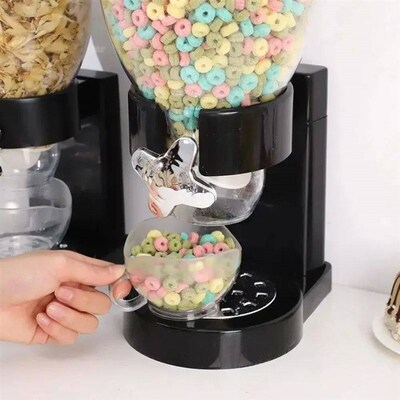 Food Storage Cereal Dispenser Storage Candy Dry Food Contain
