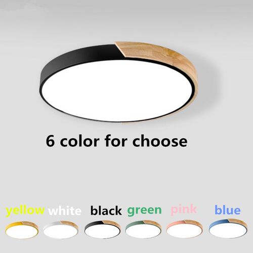 Multicolour Modern Led Ceiling light Super Thin 5cm Solid wo