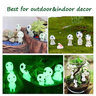 5/10Pcs Luminous ree Elves Spirits Figures Fairy Garden Micr