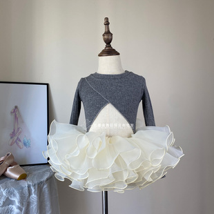 儿童舞蹈服空调罩衫 芭蕾舞练功服吊带体操服中国舞小外套 女童长袖